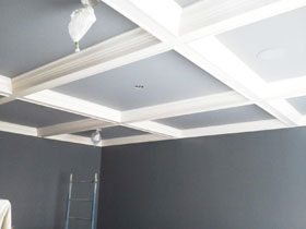 repainting coffered ceilings
